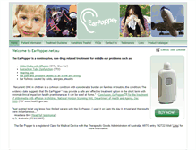 Tablet Screenshot of earpopper.net.au
